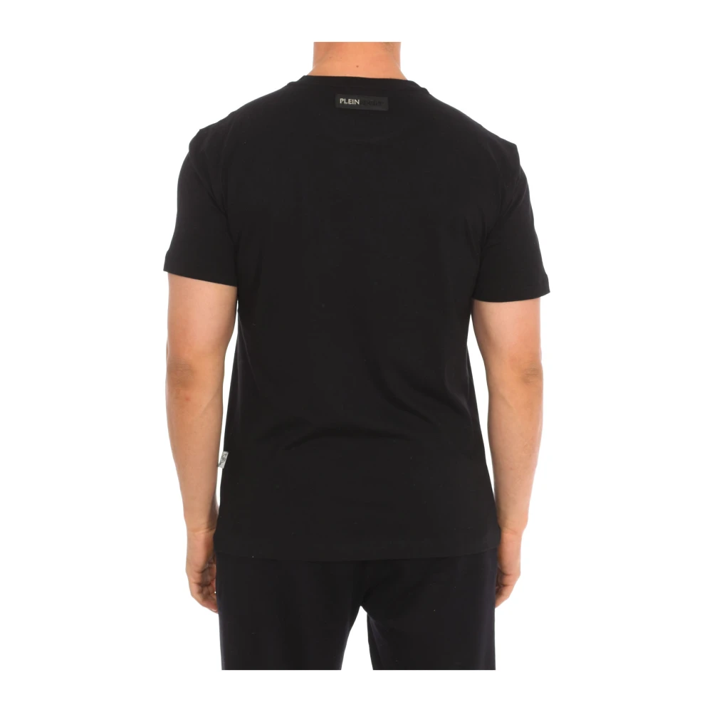 Plein Sport T-shirt met korte mouwen en merkprint Black Heren