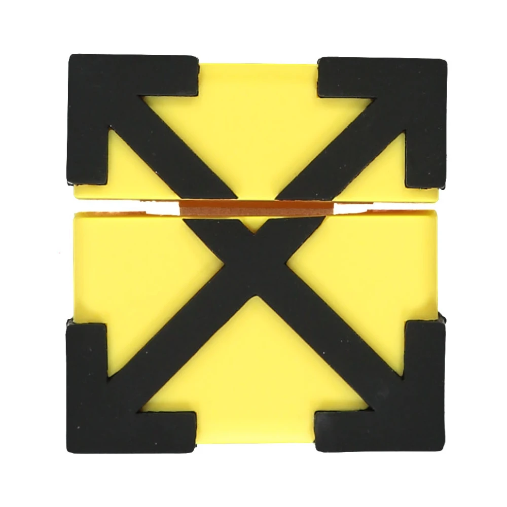 Off White AirPods Hoesje met reliëf logo Yellow Heren