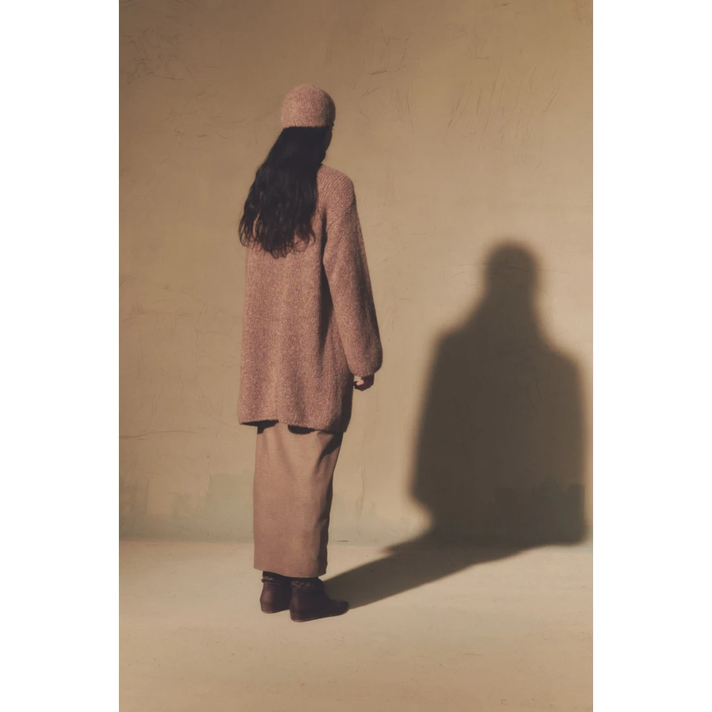 Cortana Oversized Cashmere Silk Jacket Pink Dames