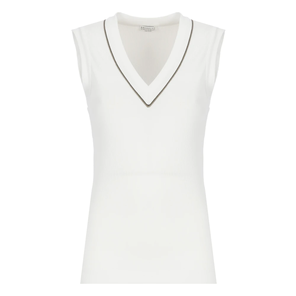 Tops > Sleeveless Tops - - Brunello Cucinelli - Modalova