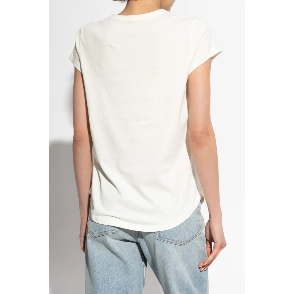 Zadig & Voltaire Bedrukt T-shirt Beige Dames