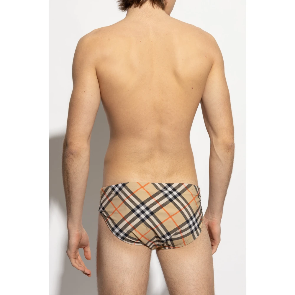 Burberry Zwembroek Brown Heren