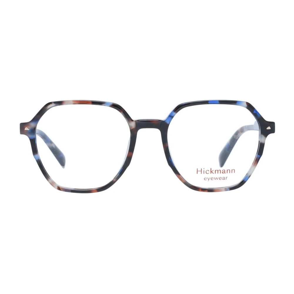 Ana Hickmann Blauwe Vierkante Acetaat Optische Frames Blue Dames