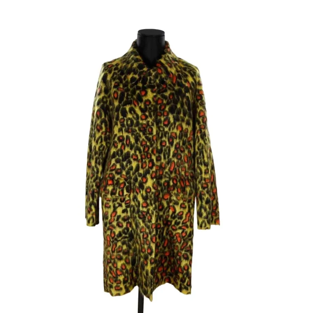 Louis Vuitton Vintage Pre-owned Wool outerwear Yellow Dames