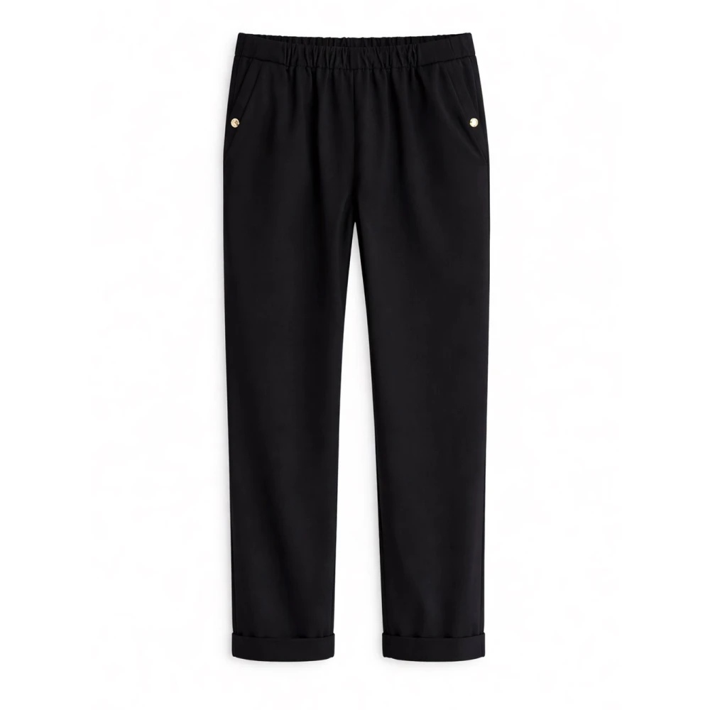 Liu Jo Donna Nero Pantaloni, M, New,