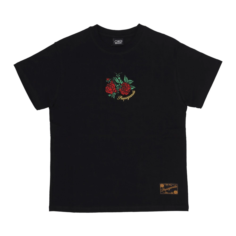 Propaganda Zwarte Mantis Tee Korte Mouw Shirt Black Heren