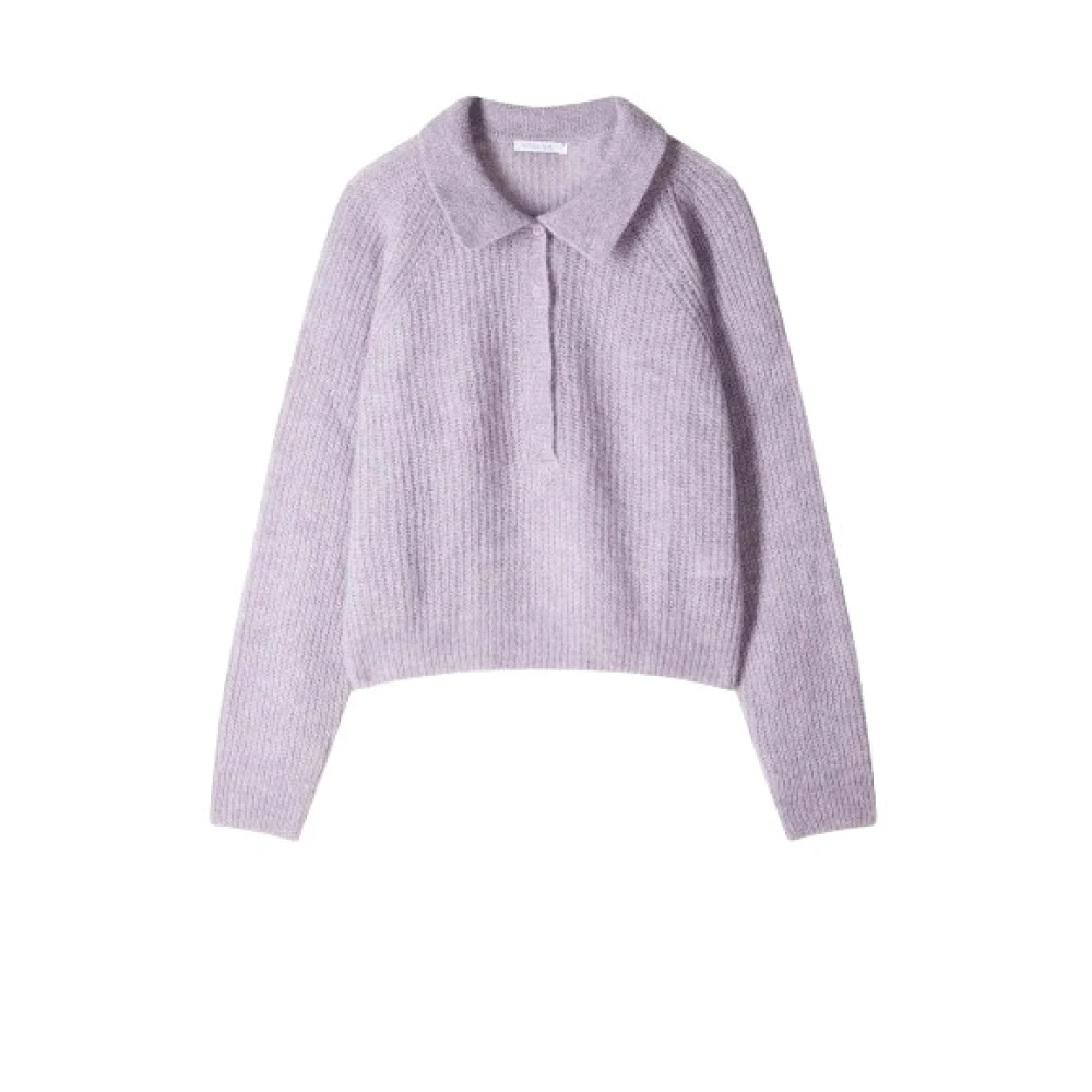 Patrizia Pepe Mujer Morado Jerseys, Púrpura, Talla: M