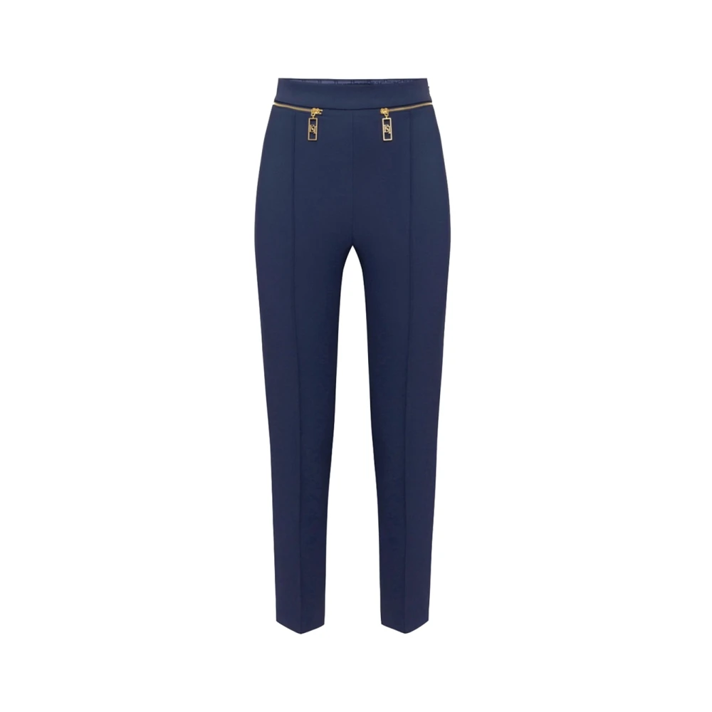 Elisabetta Franchi Stijlvolle Broek voor Vrouwen Blue Dames