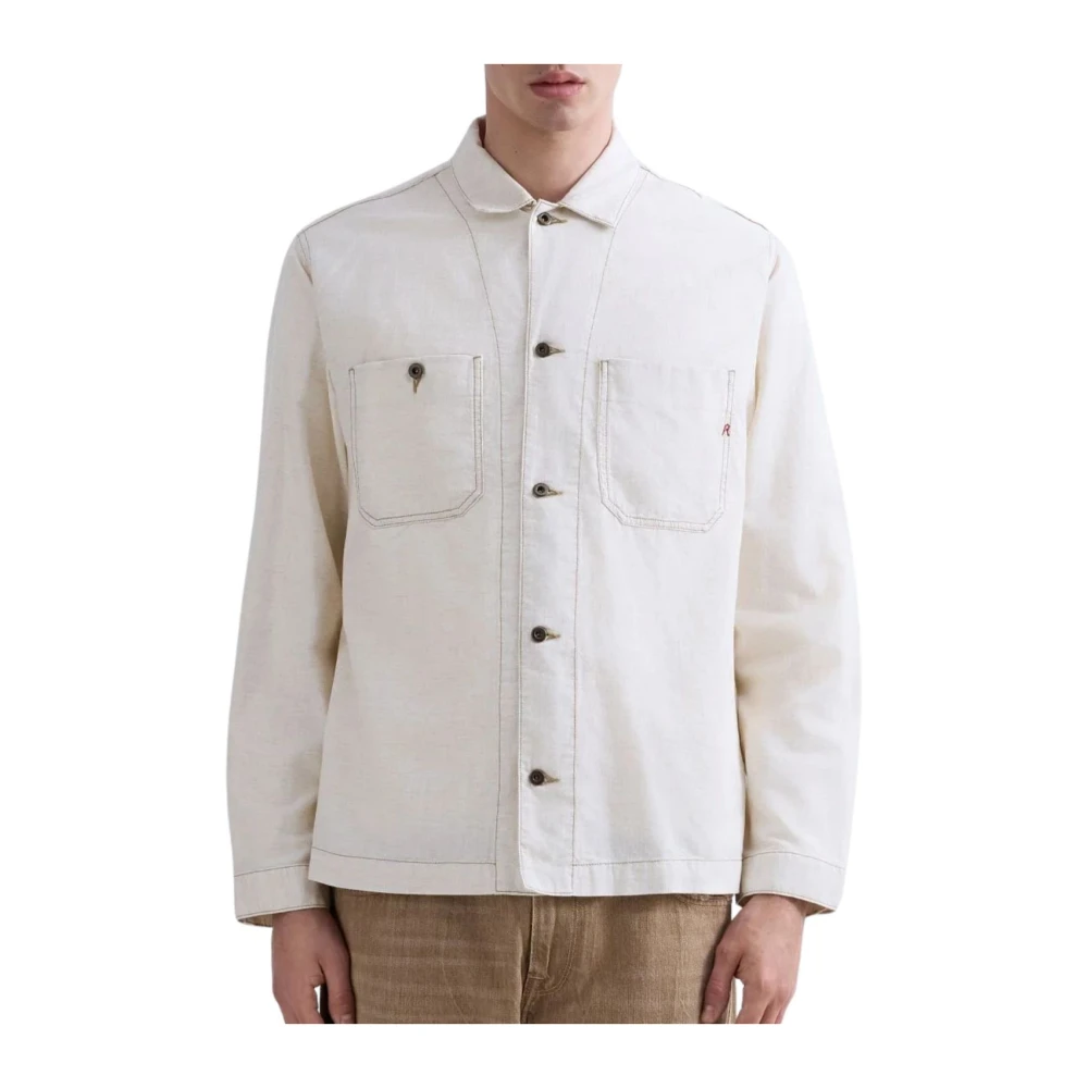 Replay Uomo Bianco Magliette, M, New,