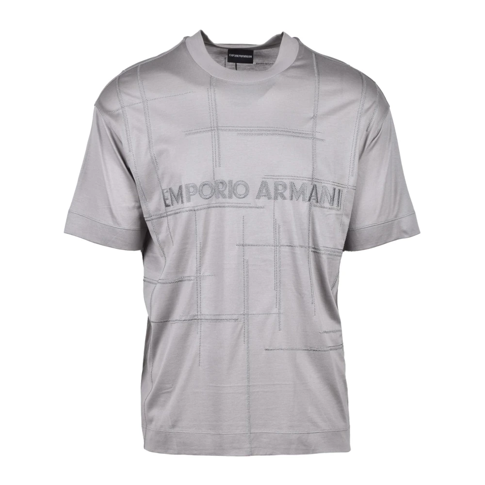 Emporio Armani Tshirt Gray Heren