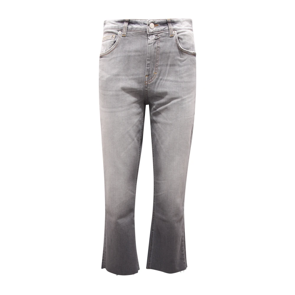 Department Five Black Flare Jeans, Female, W27, High-Waisted Denim Trousers, Made In Italy