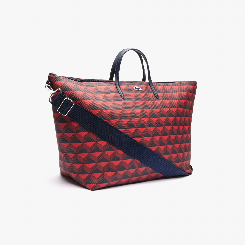 Lacoste Seizoensgebonden Concept Shopper Henne Marine Red Dames