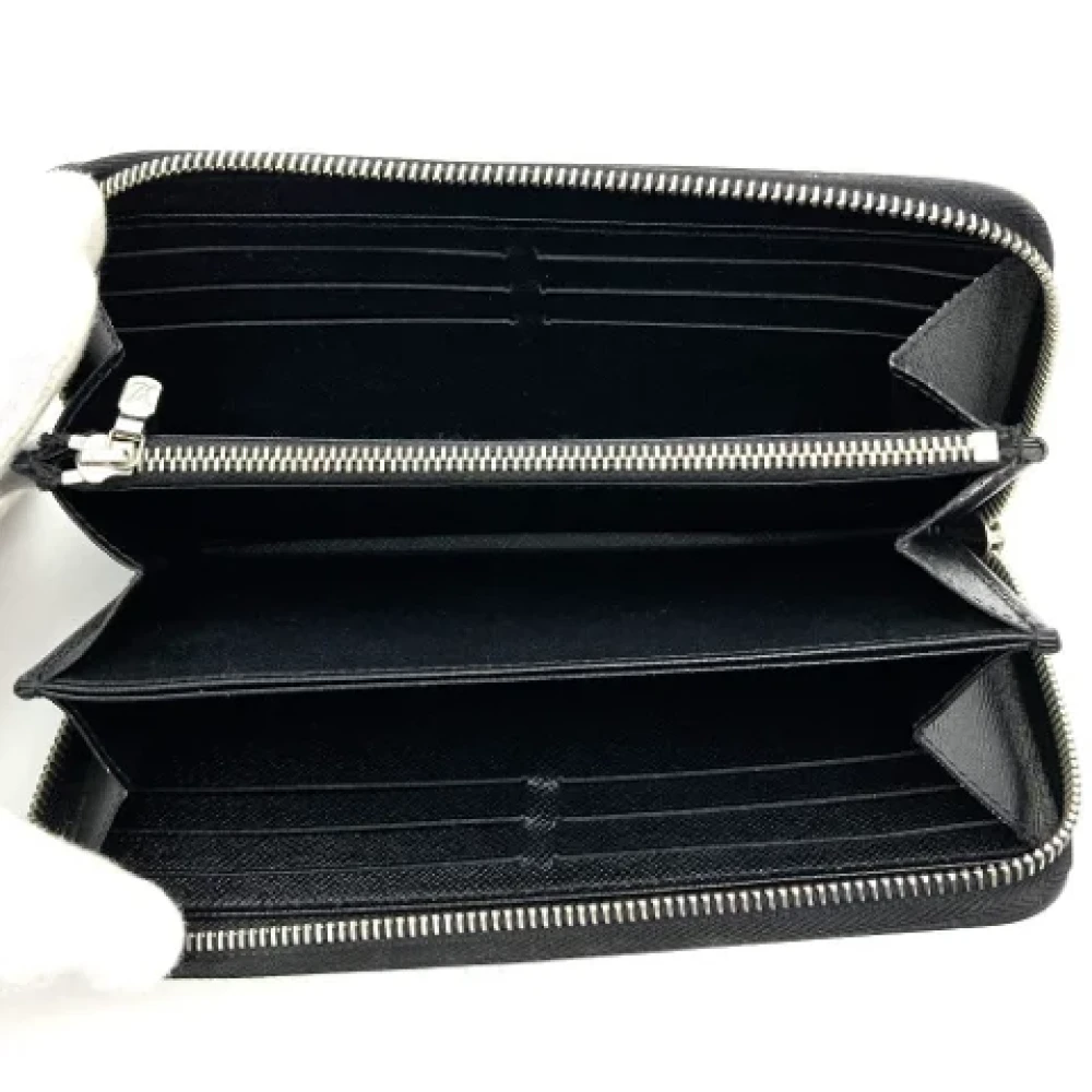 Louis Vuitton Vintage Pre-owned Leather wallets Black Dames