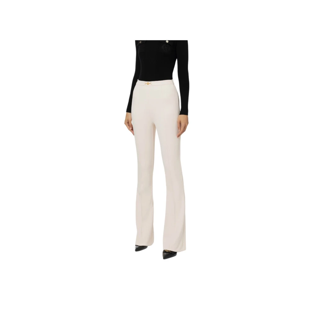Elisabetta Franchi Stijlvolle Broek voor Vrouwen Beige Dames