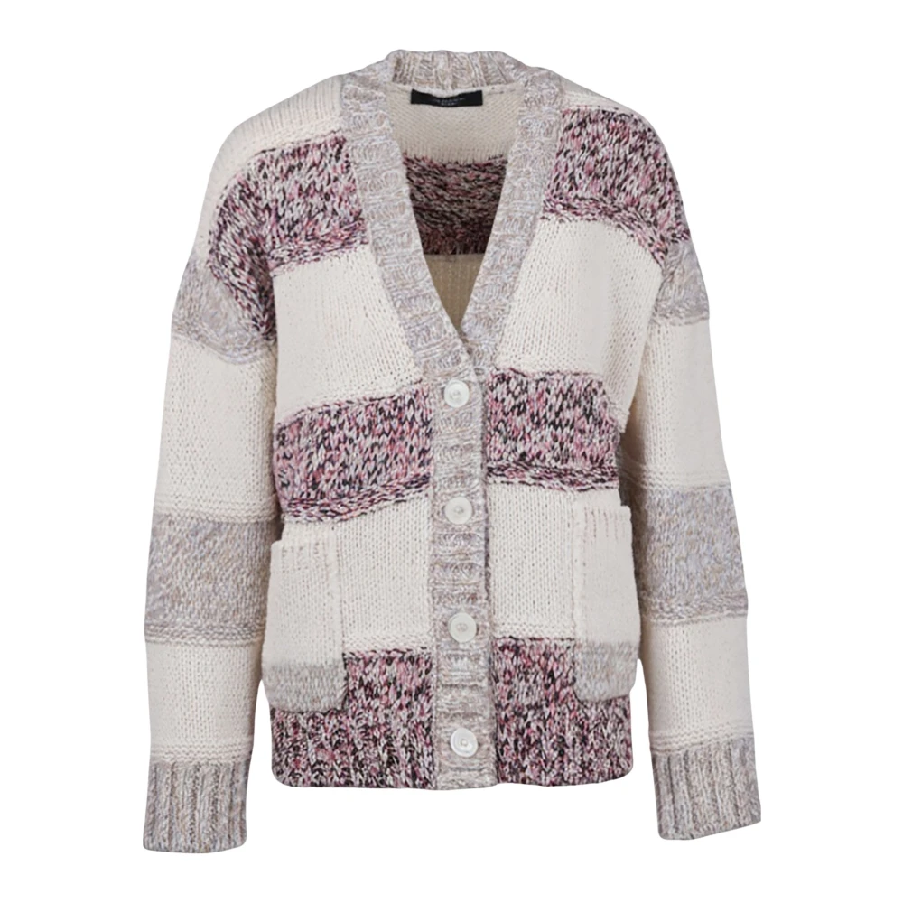Weekend Max Mara Women's Beige Cardigans, M, Cardigan Tritone