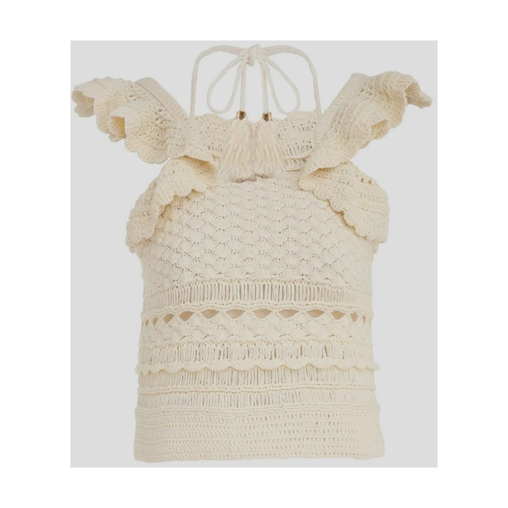 Zimmermann Katoenen Waverly Top Beige Dames