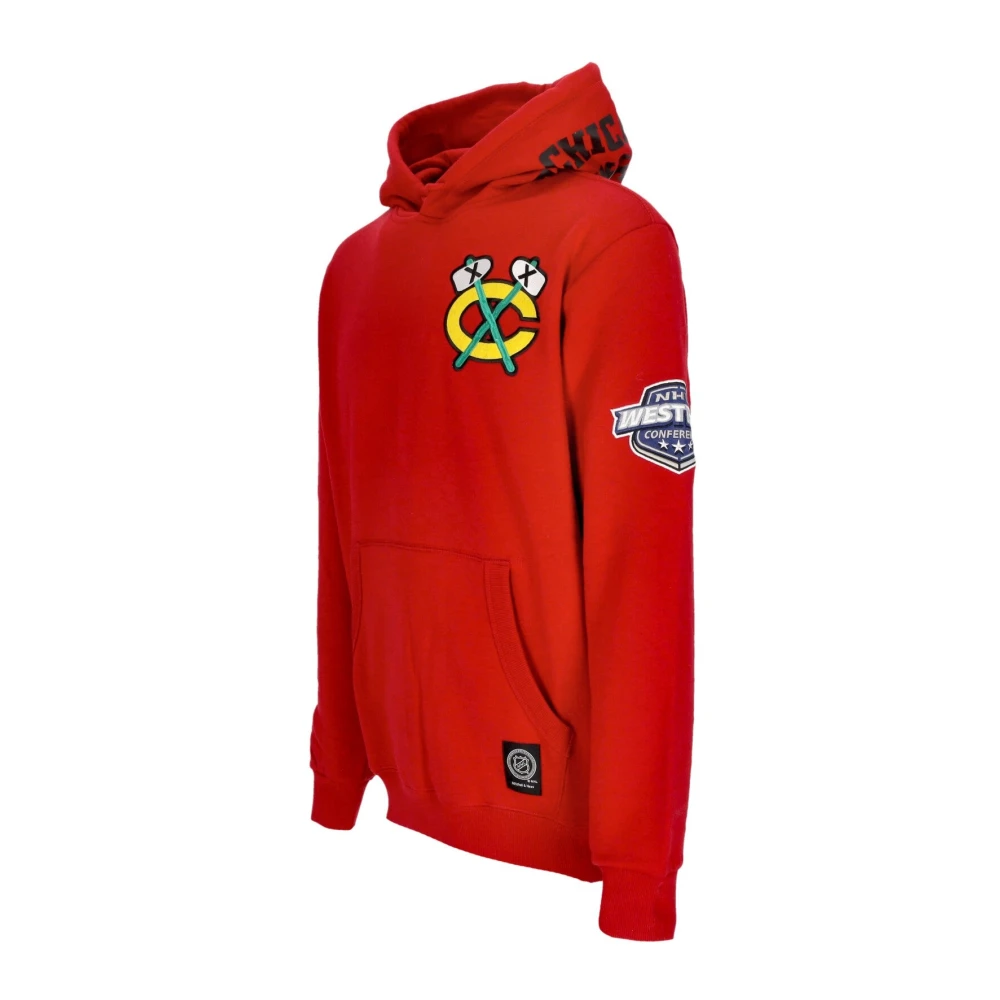 Mitchell & Ness Chicago Blackhawks Hoodie Red Heren