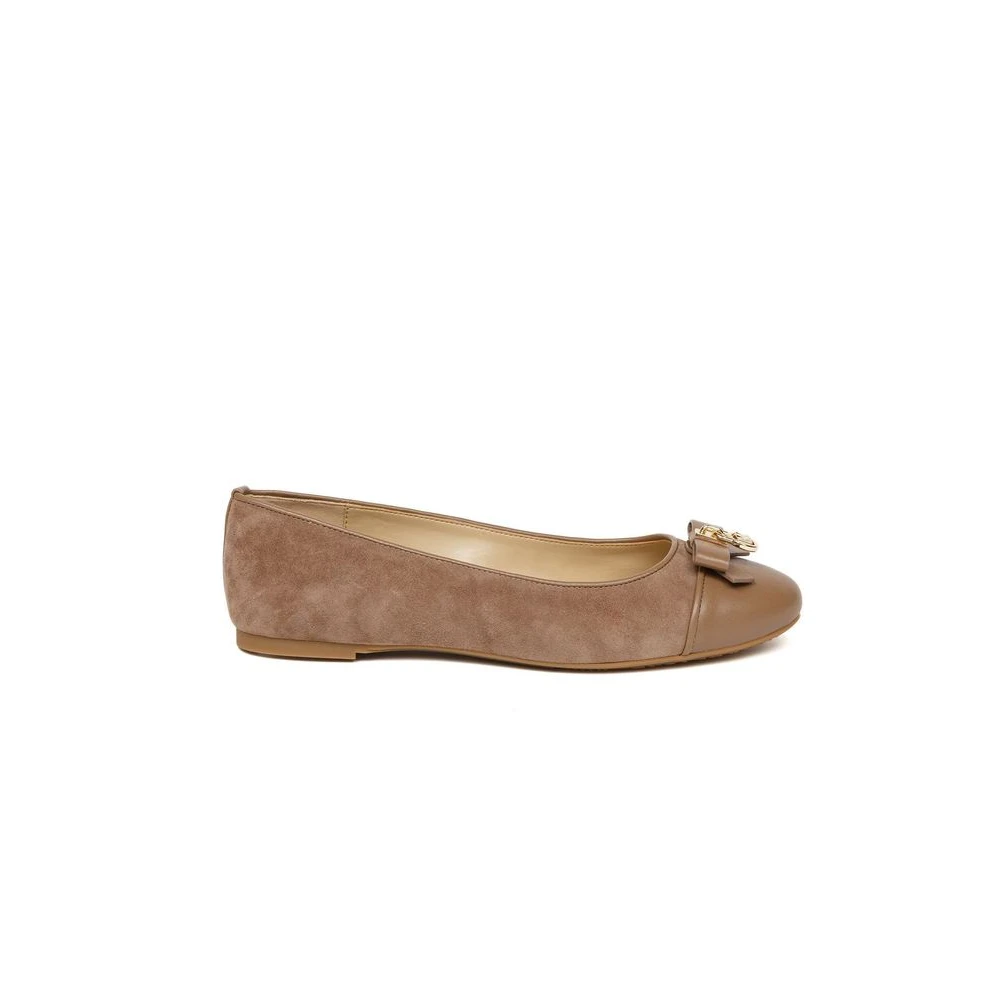 Michael Kors Brown Ballerina Shoes, Female, 6 Uk, Honey Ballet