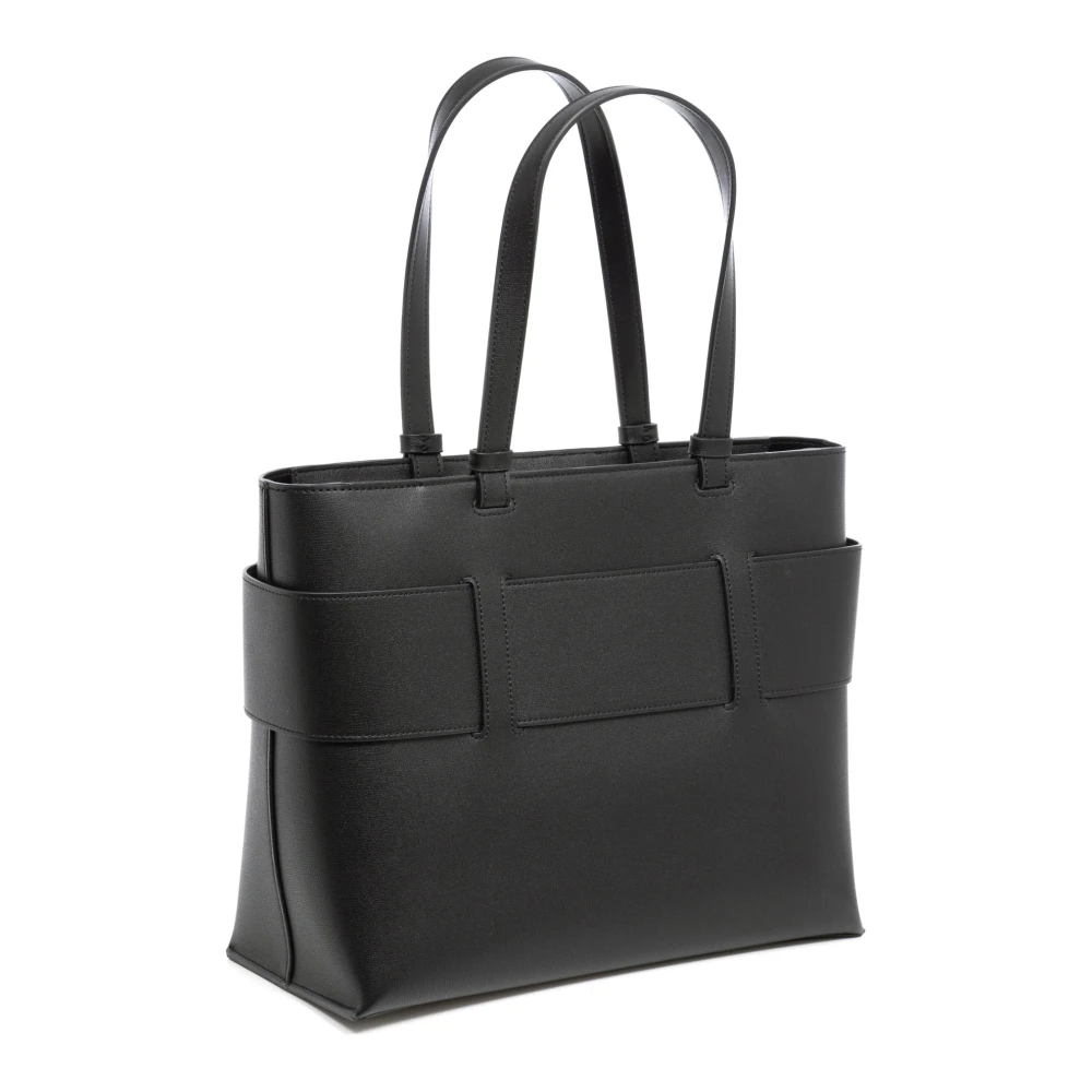 Armani Exchange Stijlvolle Tote Tas met Rits Black Dames