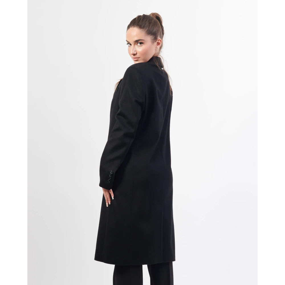 Boss Zwarte Formele Slim Fit Jas Black Dames