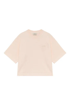 Broderad Logotyp Bomull T-shirt