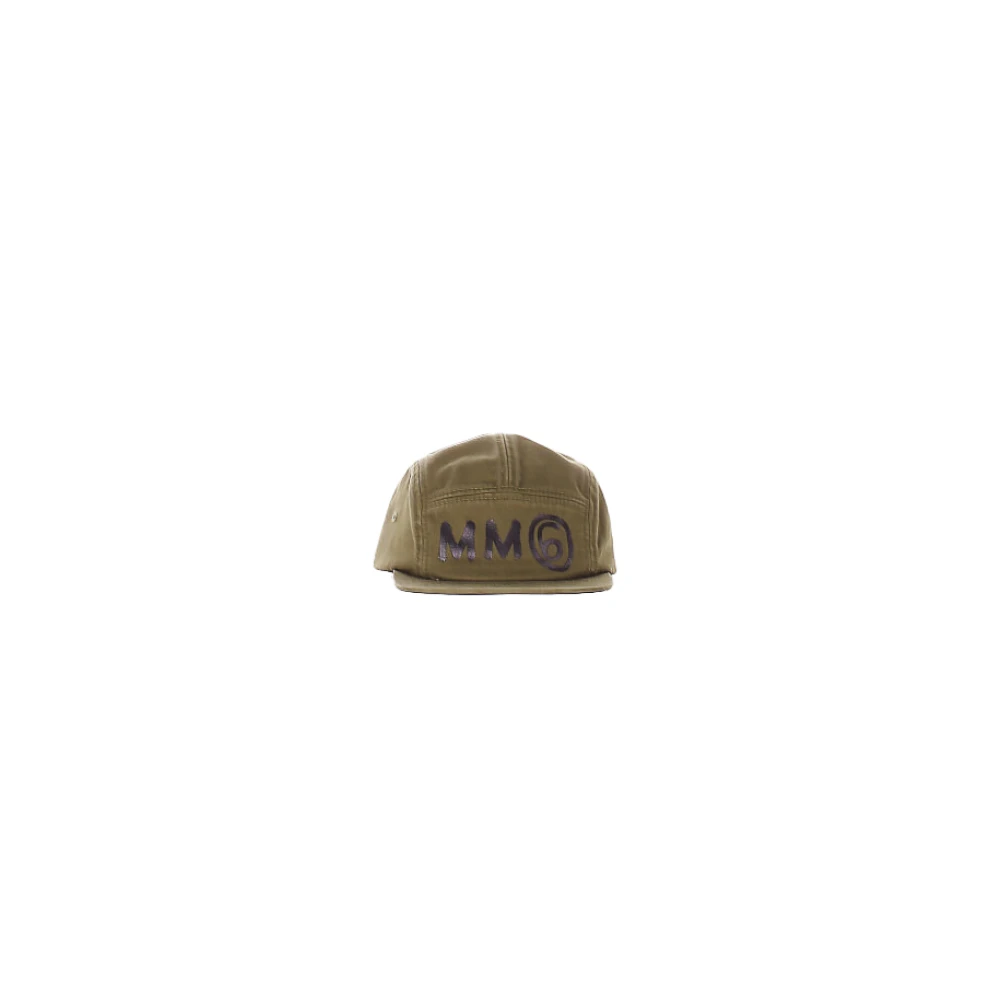 Mm6 Maison Margiela Unisex Verde Logo Cap