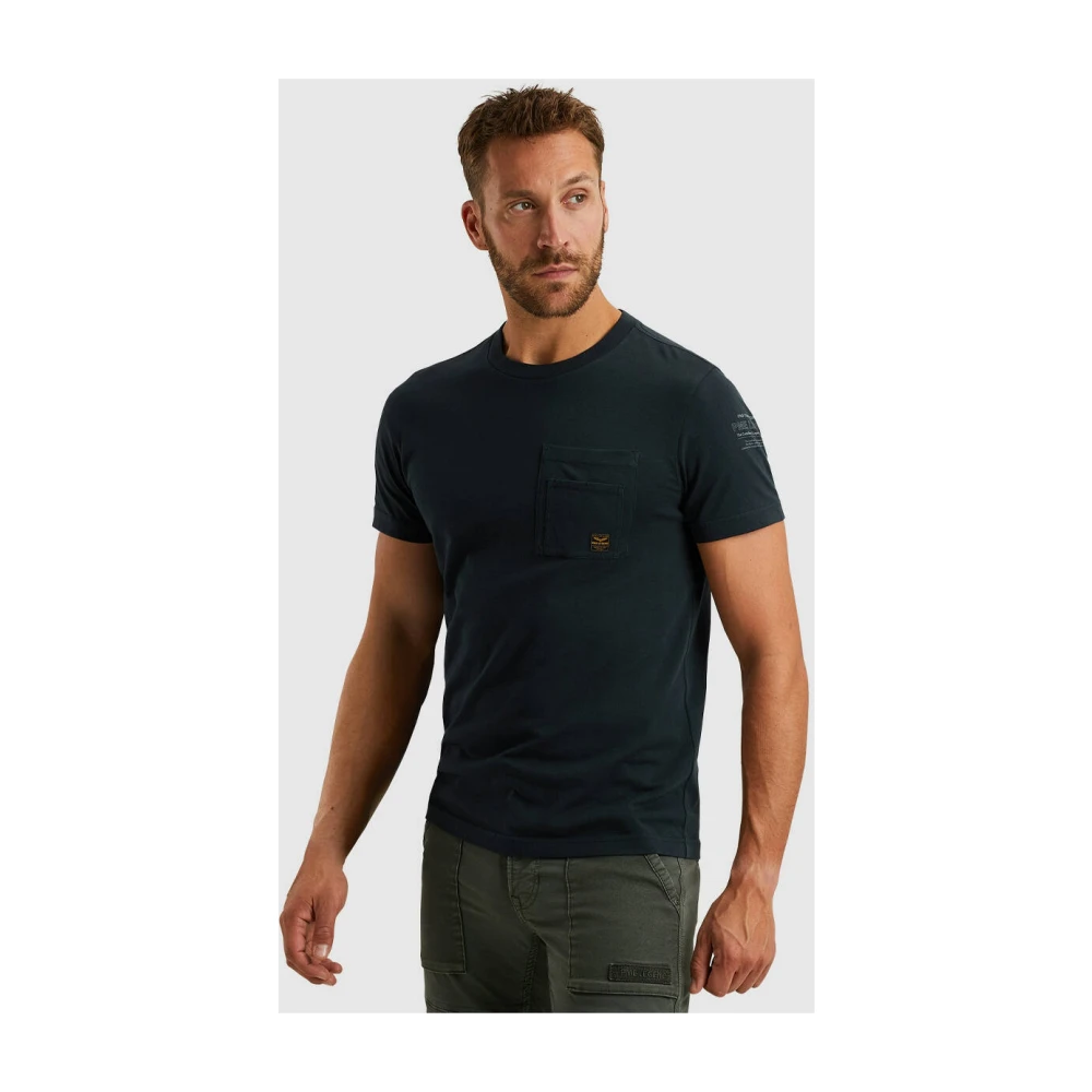 PME Legend Korte Mouw R-hals Play T-shirt Blue Heren