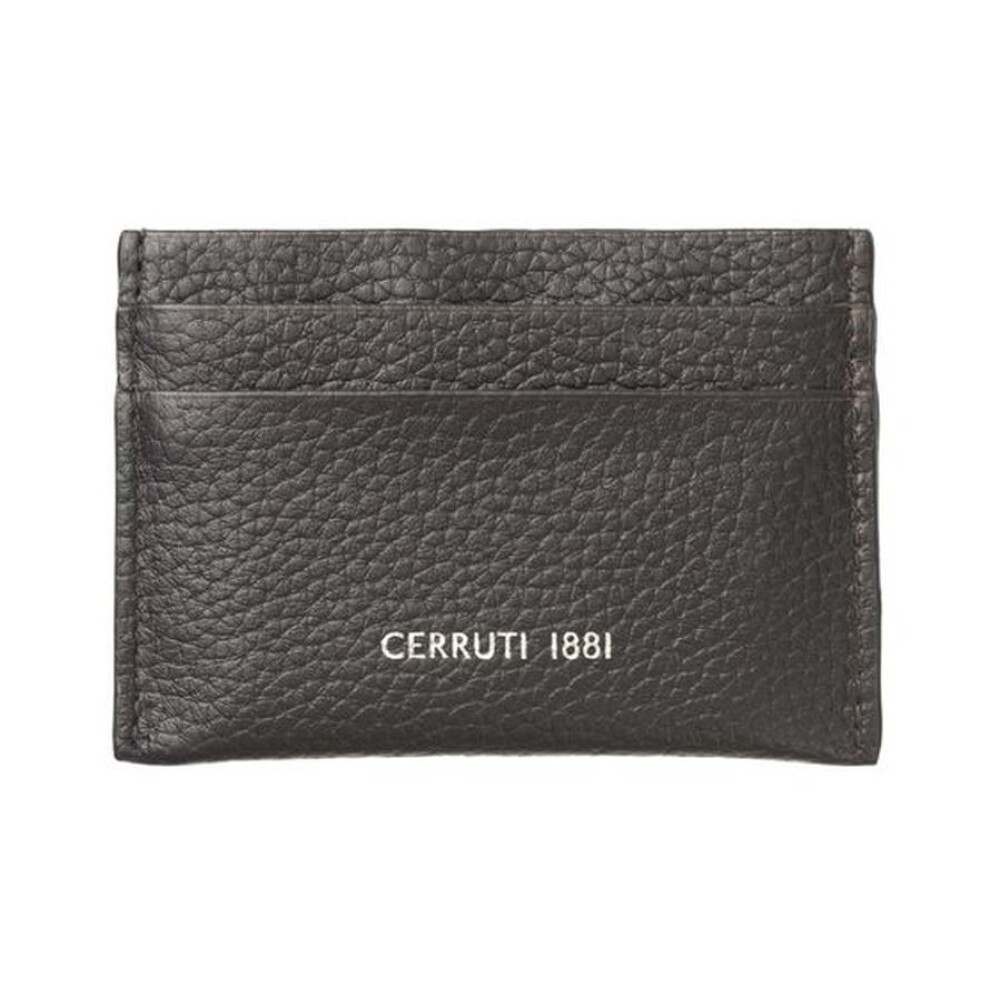 Logo Leather Card Holder Cerruti 1881 Wallets Cardholders