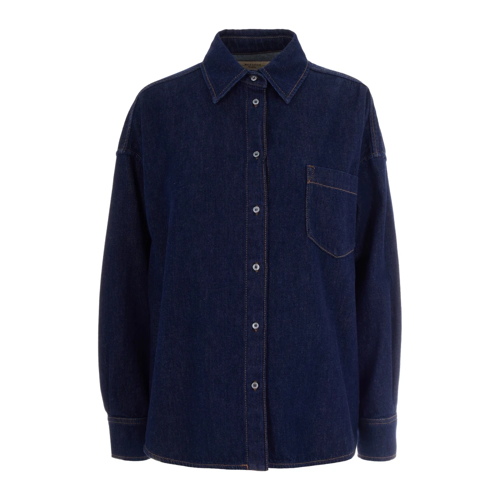 Max Mara Women's Blue Shirts - Shirts - 2XS - Blouses & Shirts