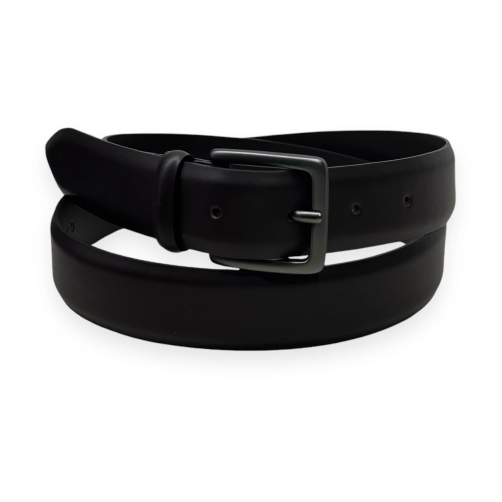 Orciani Leren Monaco Riem Black Heren