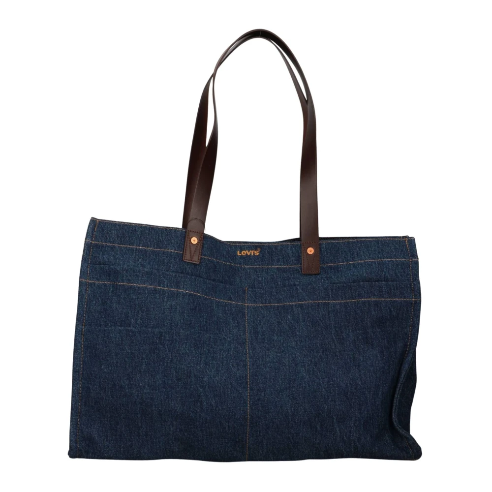 Levi's Women's Blue Heritage All Day Tote - Shopping Bags - One Size - Bags