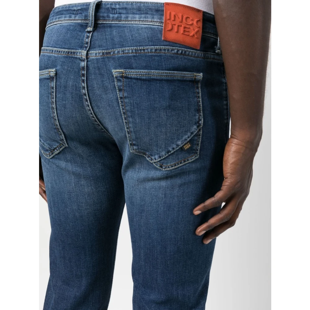 Incotex Comfort Denim Slim-fit Jeans Blue Heren