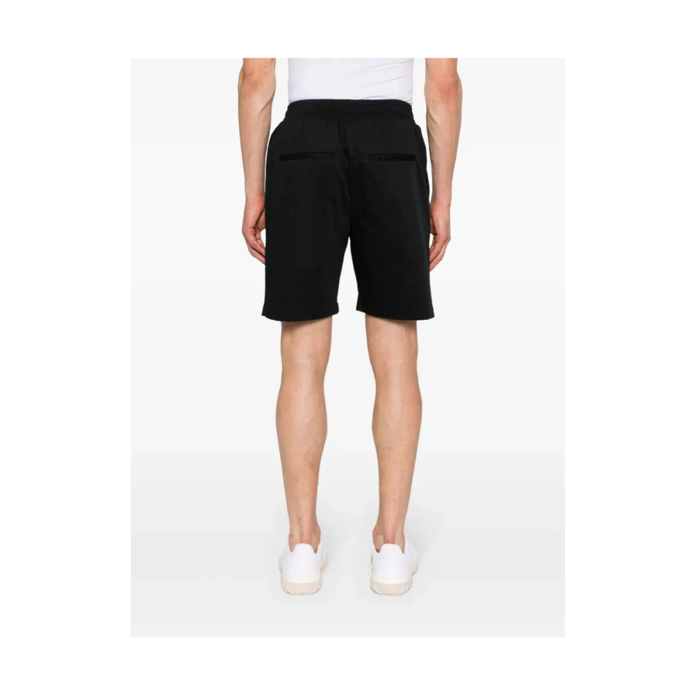 Family First Zwarte Katoenmix Poplin Mini Shorts Black Heren