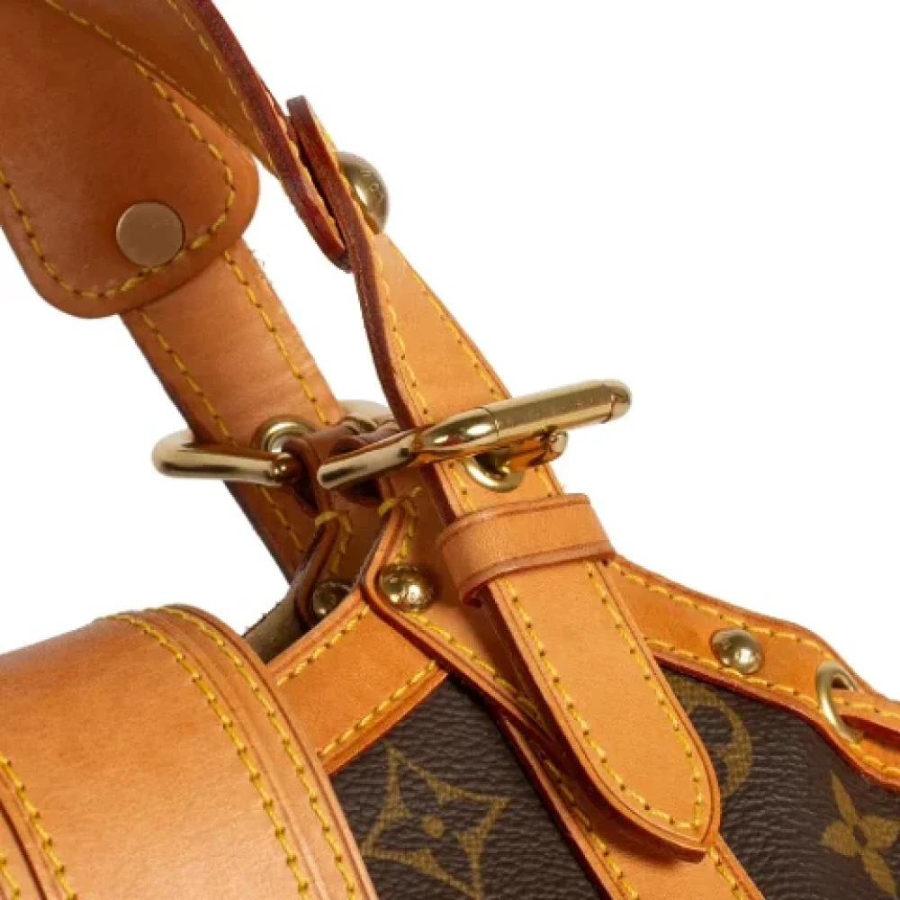 Louis Vuitton Vintage Pre-owned Suede handbags Brown Dames