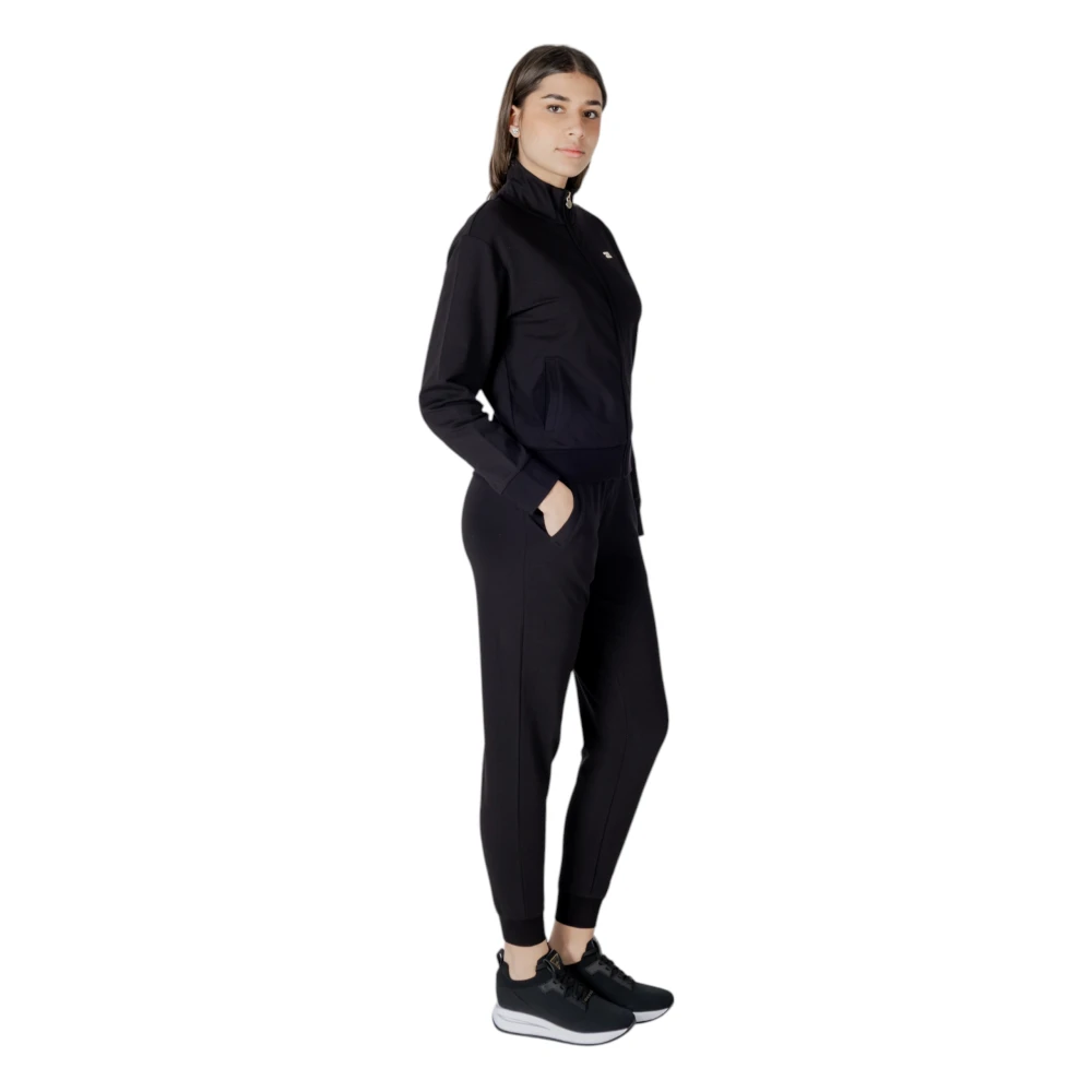 Emporio Armani EA7 Dames Katoenen Pak Collectie Black Dames