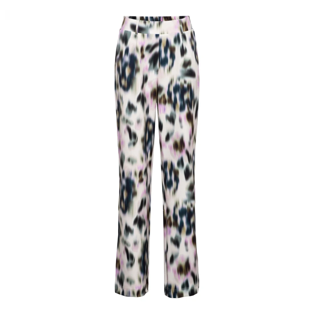 &Co Woman Wijde Broek Zomerse Stijl Multicolor Dames