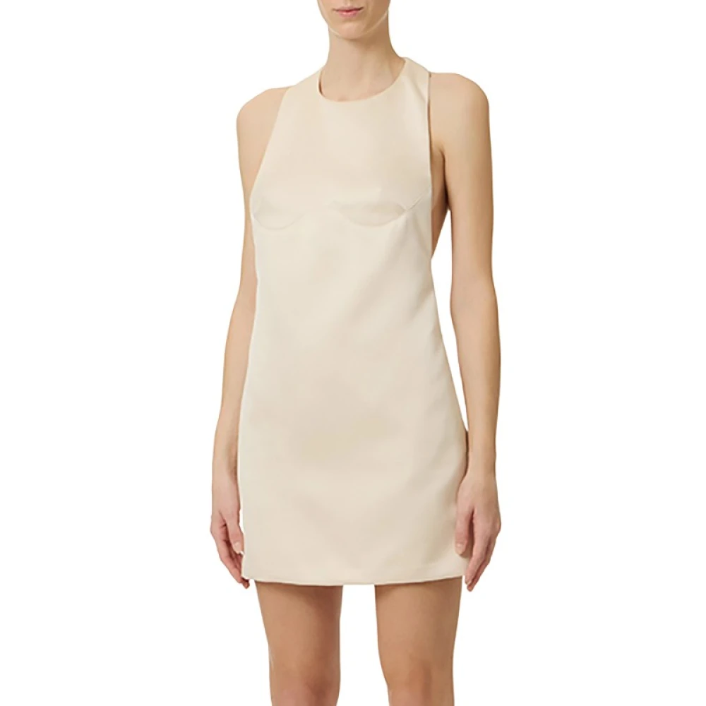 Elisabetta Franchi Yellow Short Dress - Female - Short Dresses - M - Dresses