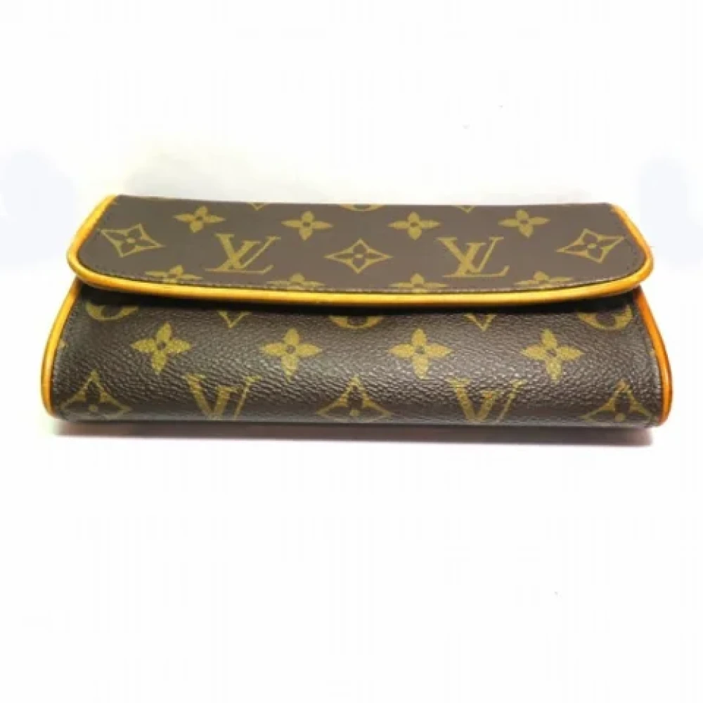 Louis Vuitton Vintage Pre-owned Canvas clutches Brown Dames