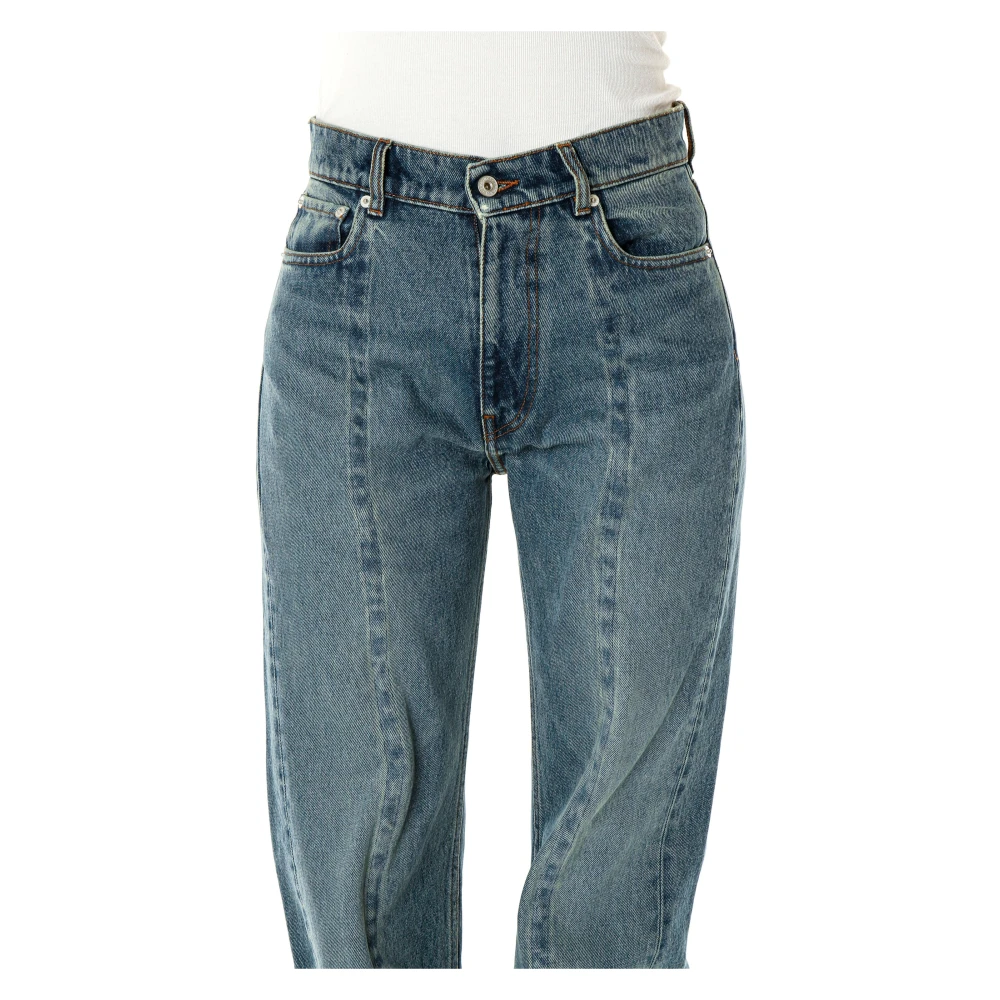 Y Project Flexibele Wire Jeans Blue Dames