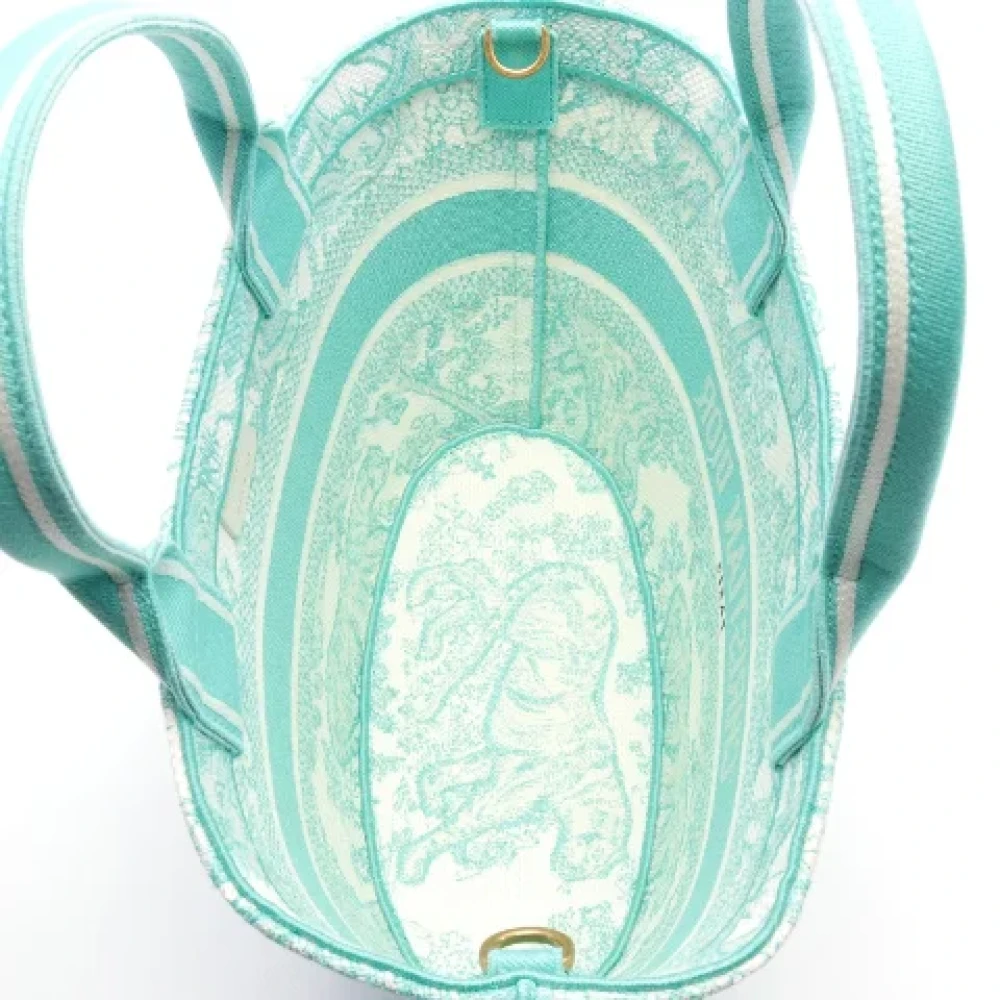 Dior Vintage Pre-owned Canvas totes Green Dames