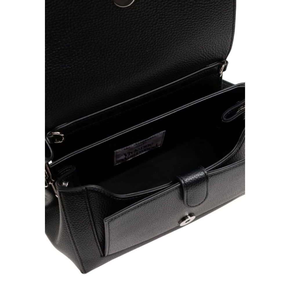 Vivienne Westwood Zwarte Middelgrote Handtas Black Dames