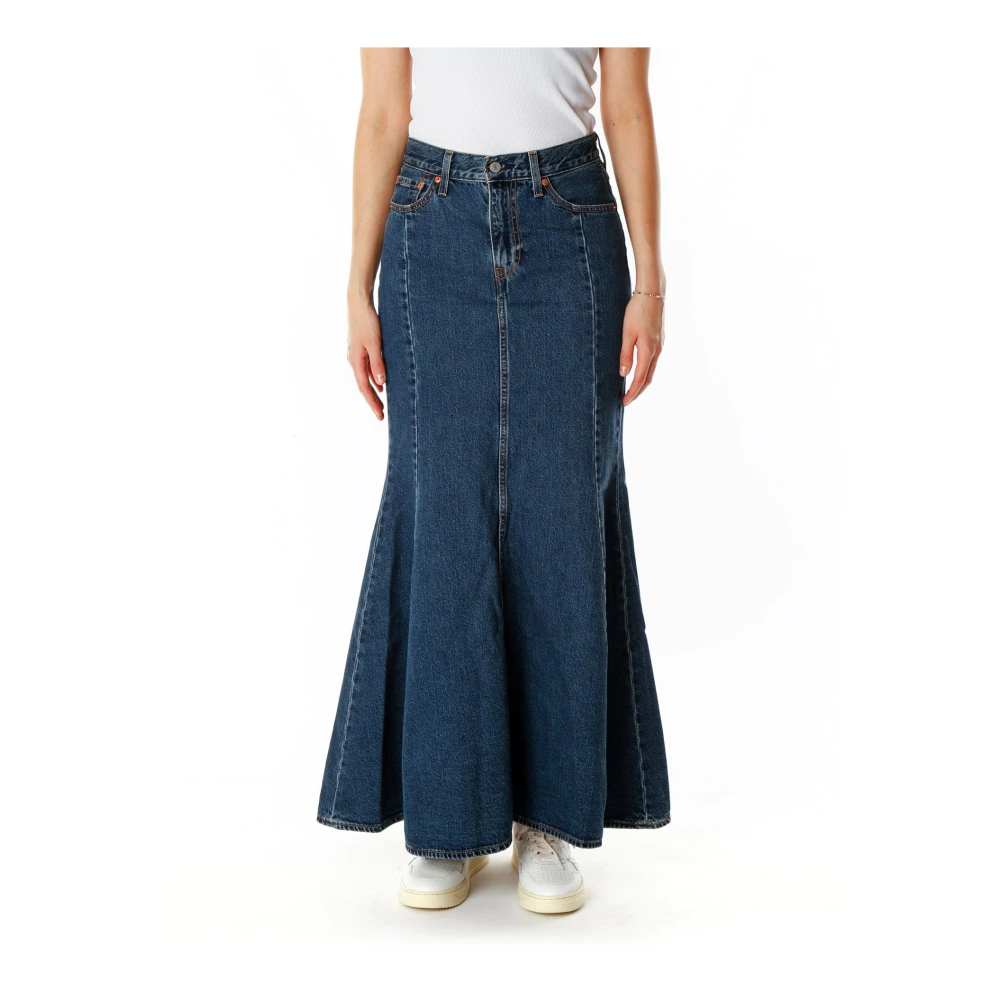 Levi's Mermaid Rok Blue Dames