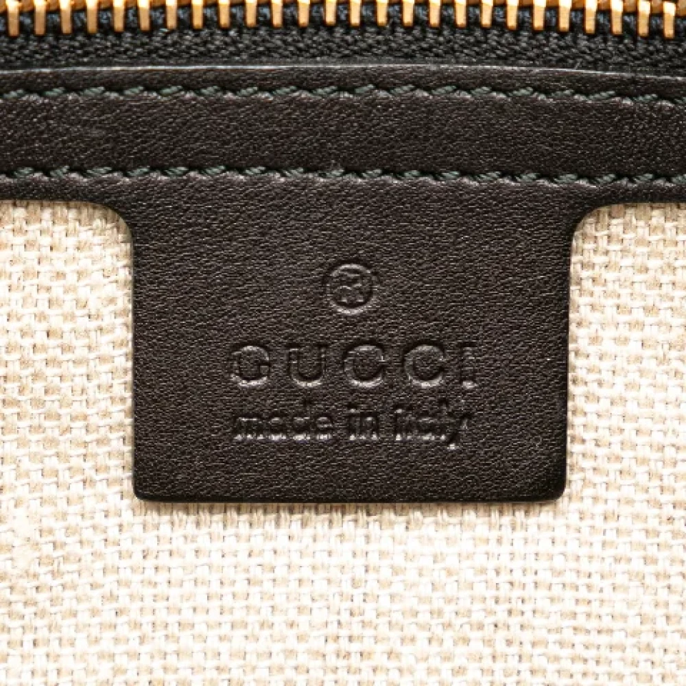 Gucci Vintage Pre-owned Leather totes Black Dames