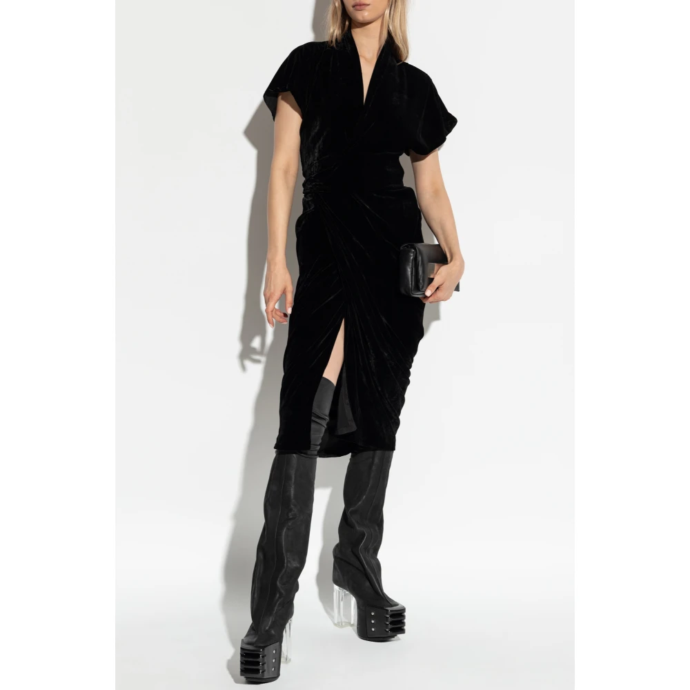 Rick Owens Wikkeljurk Black Dames