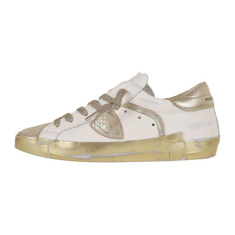 Philippe Model Prsx Low Dames Schoenen Wit