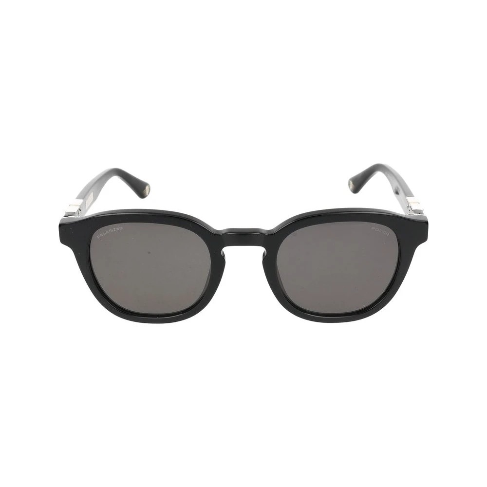Police Men's Black Sunglasses, 50 Mm, Stylish Sunglasses In Glossy