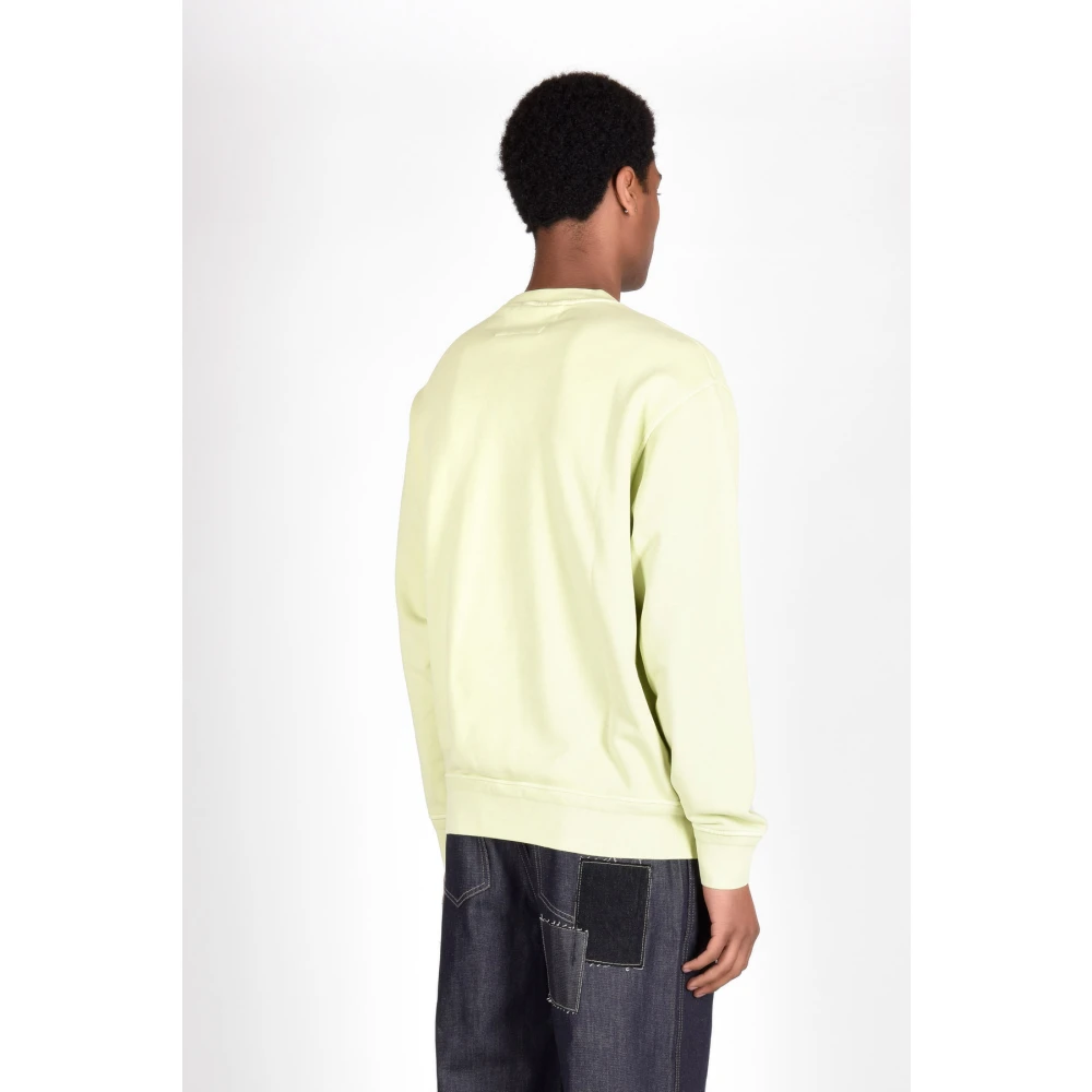 C.P. Company CO Sweatshirts 100% Katoen Yellow Heren