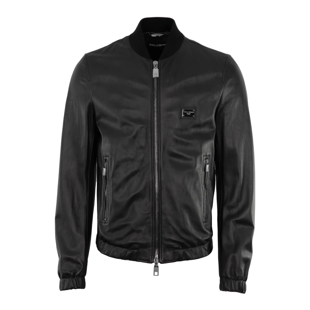 Dolce & Gabbana Herren Schwarz Jacken, K, Lgröße: