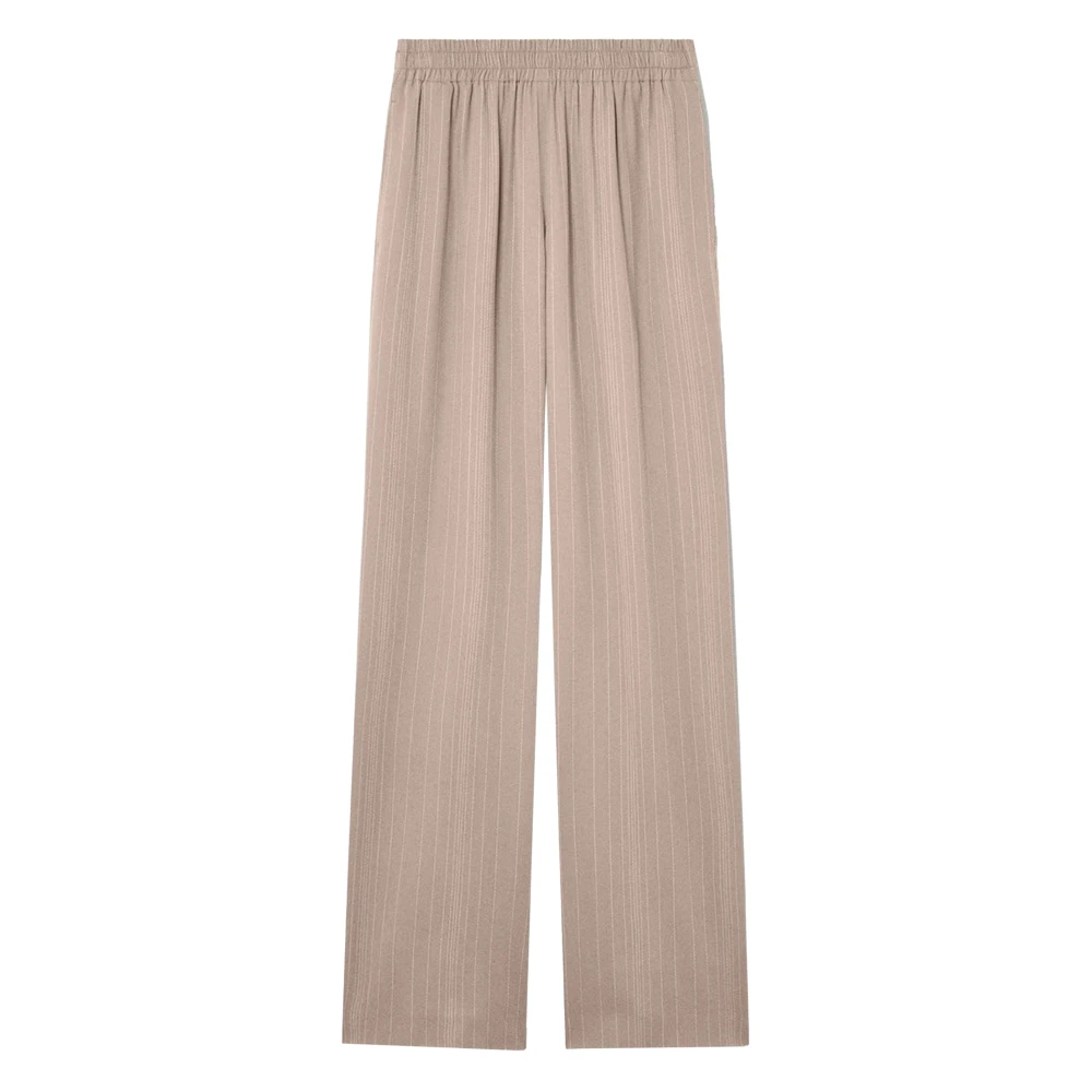 Golden Goose Women's Pink Wide Trousers, S, Journey Wide Trousers