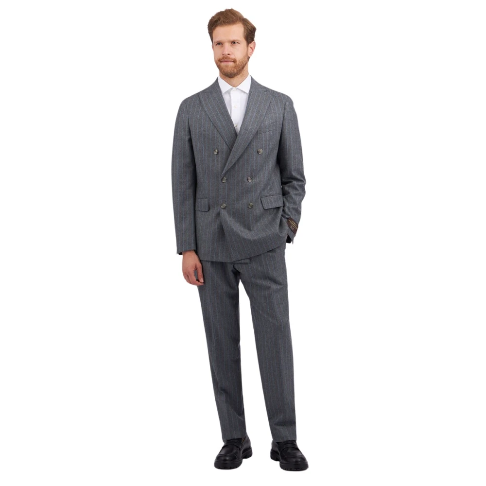 Brooks Brothers Ljusgrått kostym av ren ull Gray, Herr